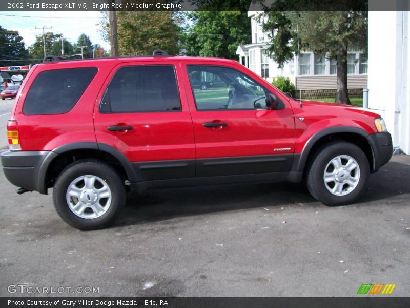 Bright Red / Medium Graphite 2002 Ford Escape XLT V6