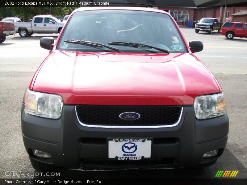 Bright Red / Medium Graphite 2002 Ford Escape XLT V6
