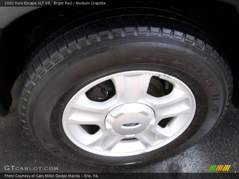 Bright Red / Medium Graphite 2002 Ford Escape XLT V6