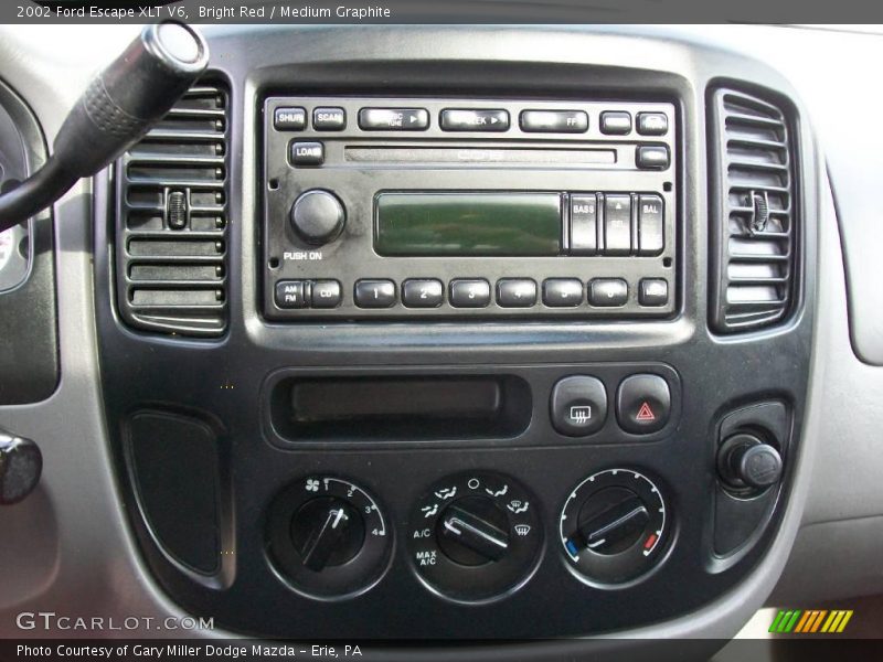 Bright Red / Medium Graphite 2002 Ford Escape XLT V6