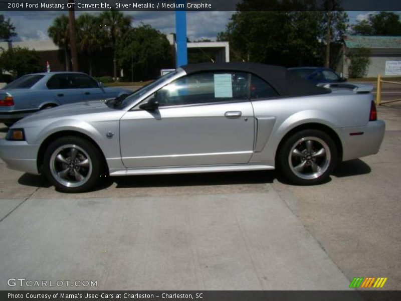 Silver Metallic / Medium Graphite 2004 Ford Mustang GT Convertible