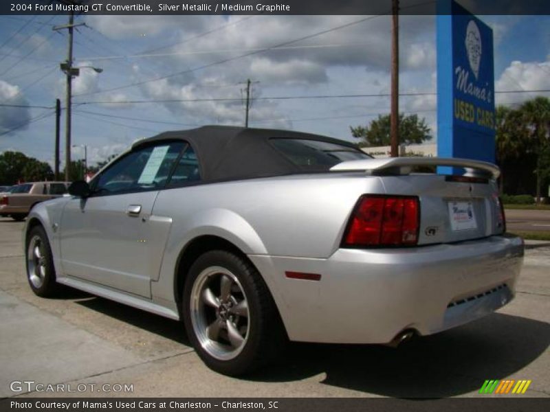 Silver Metallic / Medium Graphite 2004 Ford Mustang GT Convertible