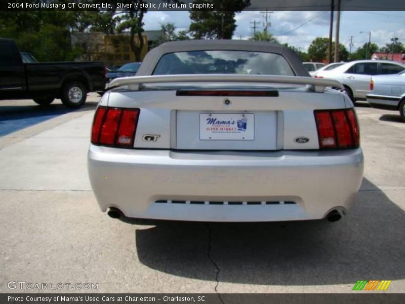 Silver Metallic / Medium Graphite 2004 Ford Mustang GT Convertible