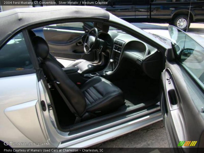 Silver Metallic / Medium Graphite 2004 Ford Mustang GT Convertible