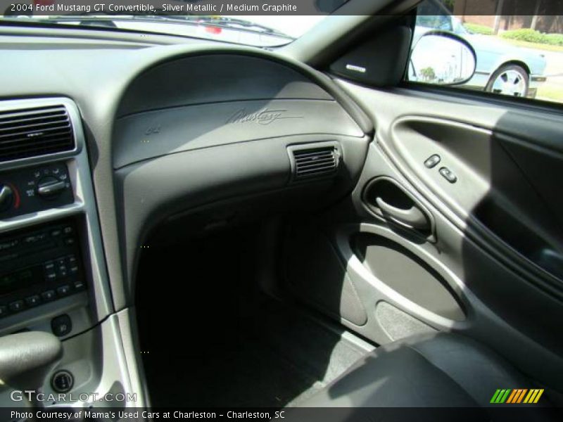 Silver Metallic / Medium Graphite 2004 Ford Mustang GT Convertible