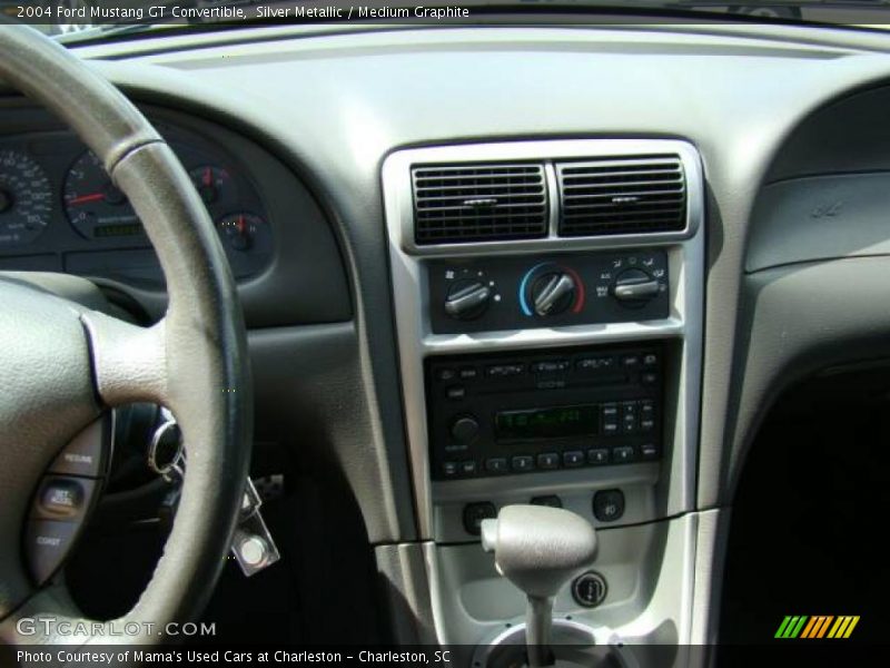 Silver Metallic / Medium Graphite 2004 Ford Mustang GT Convertible