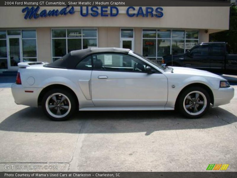 Silver Metallic / Medium Graphite 2004 Ford Mustang GT Convertible