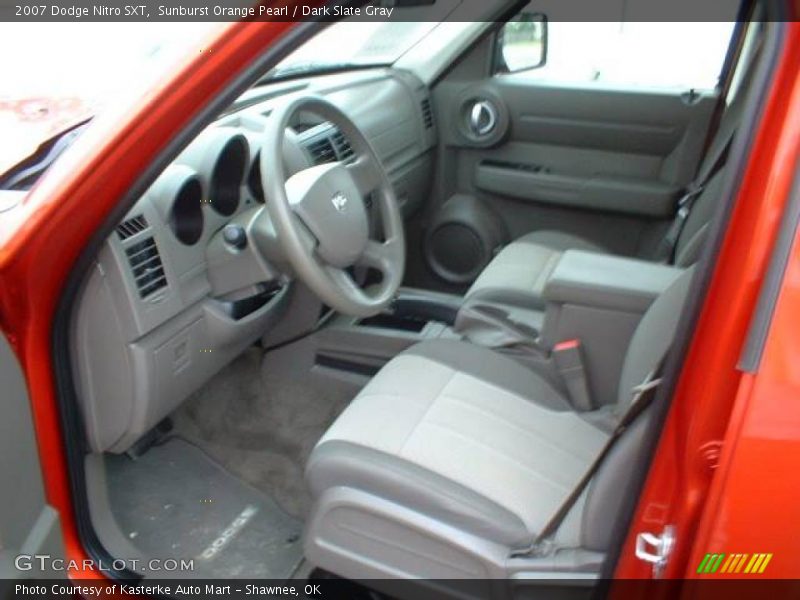 Sunburst Orange Pearl / Dark Slate Gray 2007 Dodge Nitro SXT