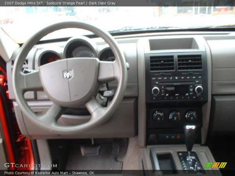 Sunburst Orange Pearl / Dark Slate Gray 2007 Dodge Nitro SXT