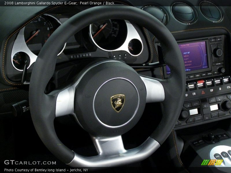 Pearl Orange / Black 2008 Lamborghini Gallardo Spyder E-Gear