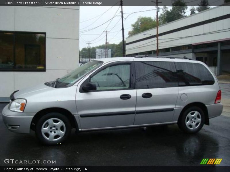 Silver Birch Metallic / Pebble Beige 2005 Ford Freestar SE