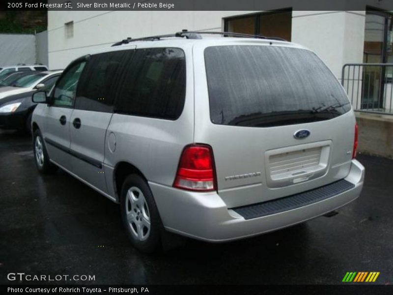 Silver Birch Metallic / Pebble Beige 2005 Ford Freestar SE