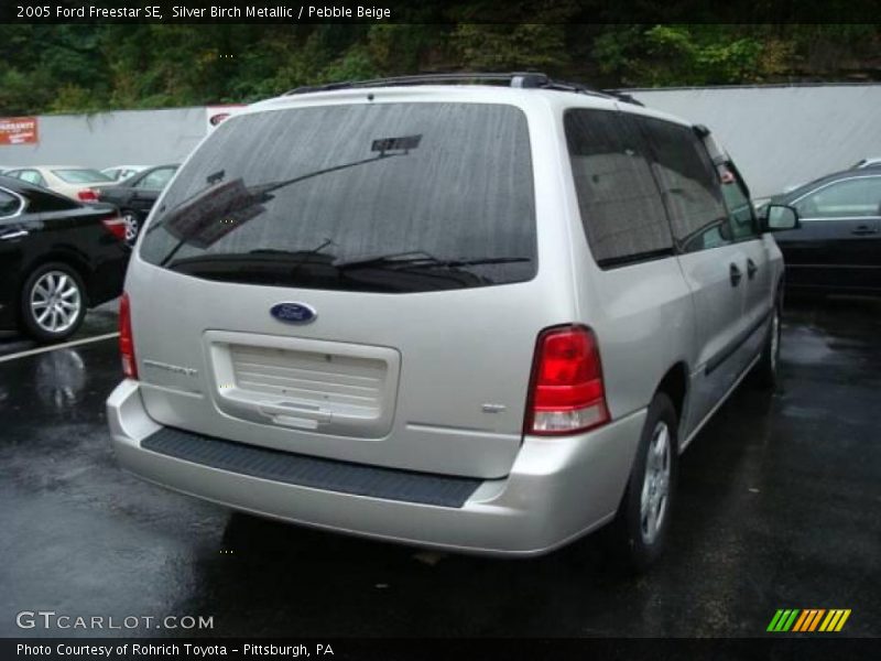 Silver Birch Metallic / Pebble Beige 2005 Ford Freestar SE