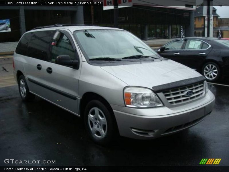 Silver Birch Metallic / Pebble Beige 2005 Ford Freestar SE