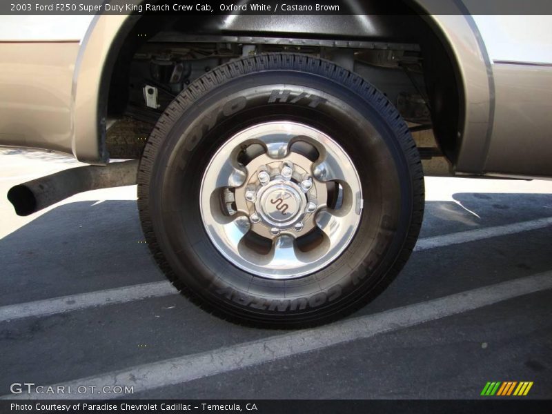 Oxford White / Castano Brown 2003 Ford F250 Super Duty King Ranch Crew Cab