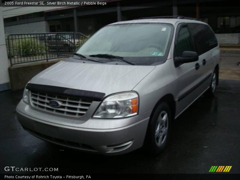 Silver Birch Metallic / Pebble Beige 2005 Ford Freestar SE