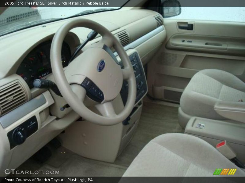 Silver Birch Metallic / Pebble Beige 2005 Ford Freestar SE