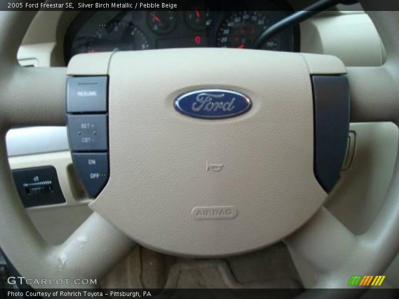 Silver Birch Metallic / Pebble Beige 2005 Ford Freestar SE