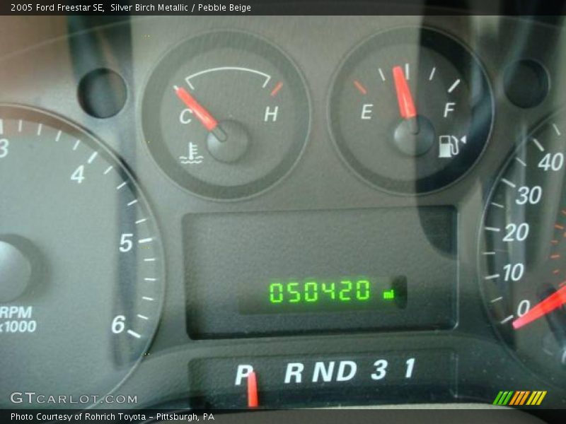 Silver Birch Metallic / Pebble Beige 2005 Ford Freestar SE