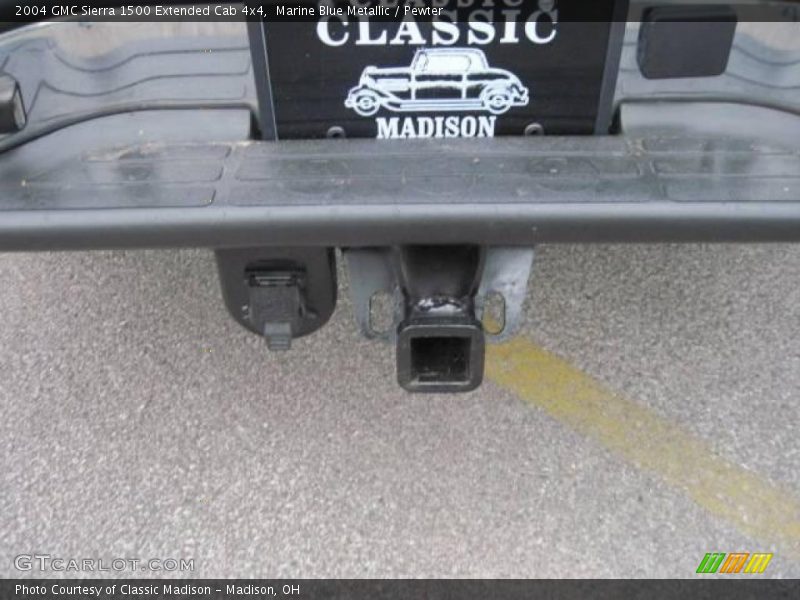 Marine Blue Metallic / Pewter 2004 GMC Sierra 1500 Extended Cab 4x4
