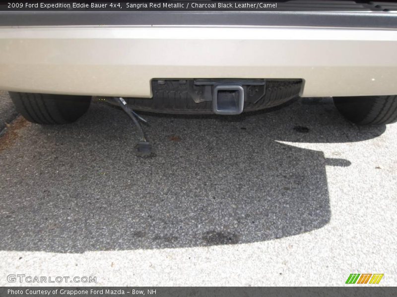 Sangria Red Metallic / Charcoal Black Leather/Camel 2009 Ford Expedition Eddie Bauer 4x4