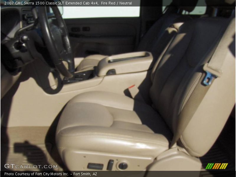Fire Red / Neutral 2007 GMC Sierra 1500 Classic SLT Extended Cab 4x4
