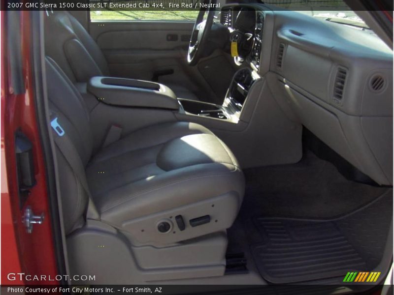 Fire Red / Neutral 2007 GMC Sierra 1500 Classic SLT Extended Cab 4x4