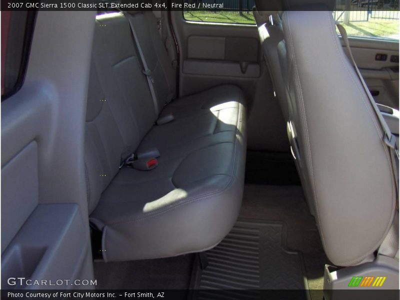 Fire Red / Neutral 2007 GMC Sierra 1500 Classic SLT Extended Cab 4x4