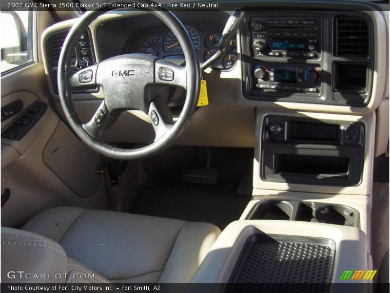 Fire Red / Neutral 2007 GMC Sierra 1500 Classic SLT Extended Cab 4x4