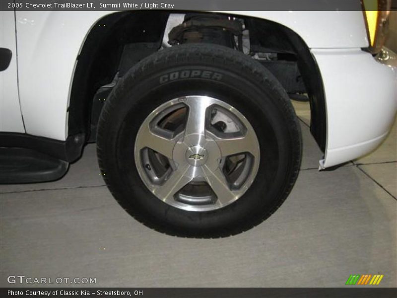Summit White / Light Gray 2005 Chevrolet TrailBlazer LT