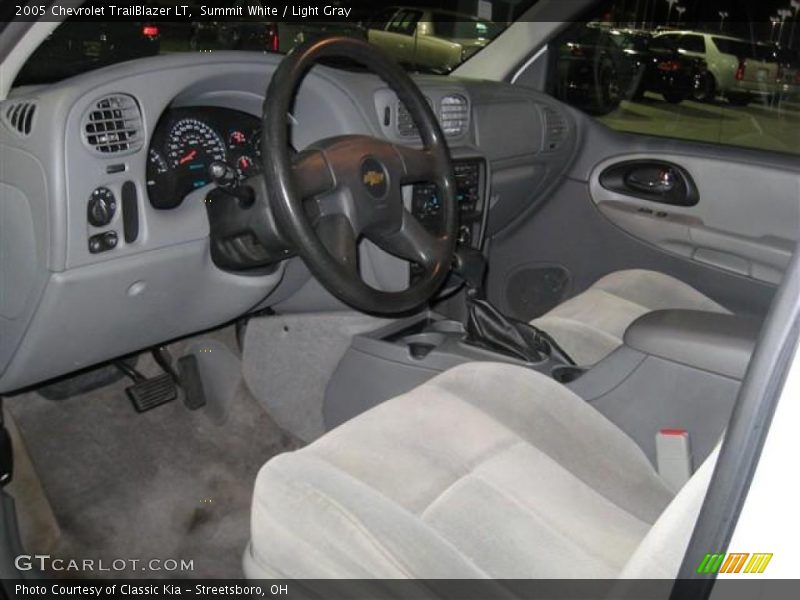 Summit White / Light Gray 2005 Chevrolet TrailBlazer LT
