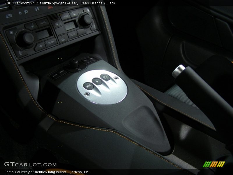 Pearl Orange / Black 2008 Lamborghini Gallardo Spyder E-Gear