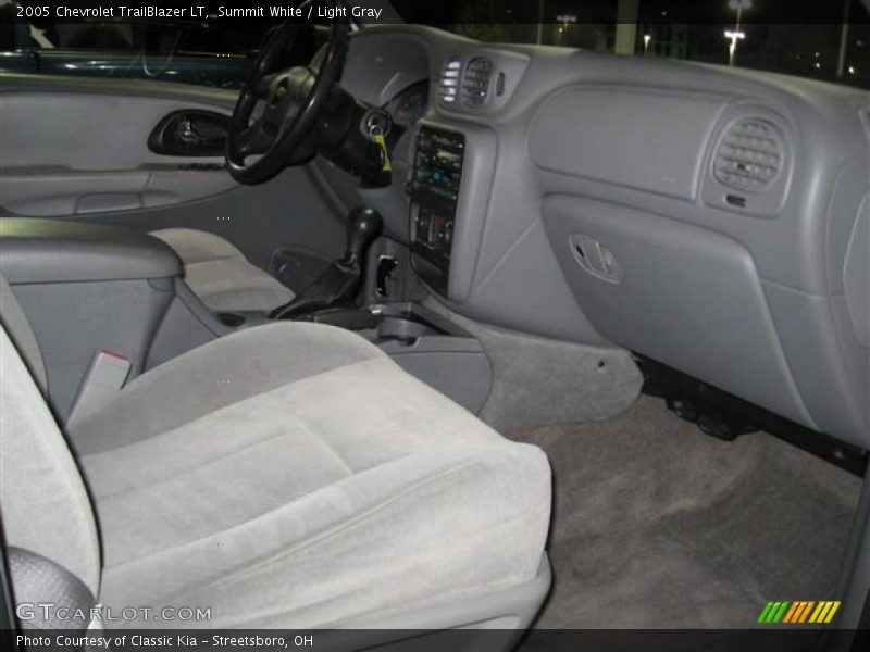 Summit White / Light Gray 2005 Chevrolet TrailBlazer LT