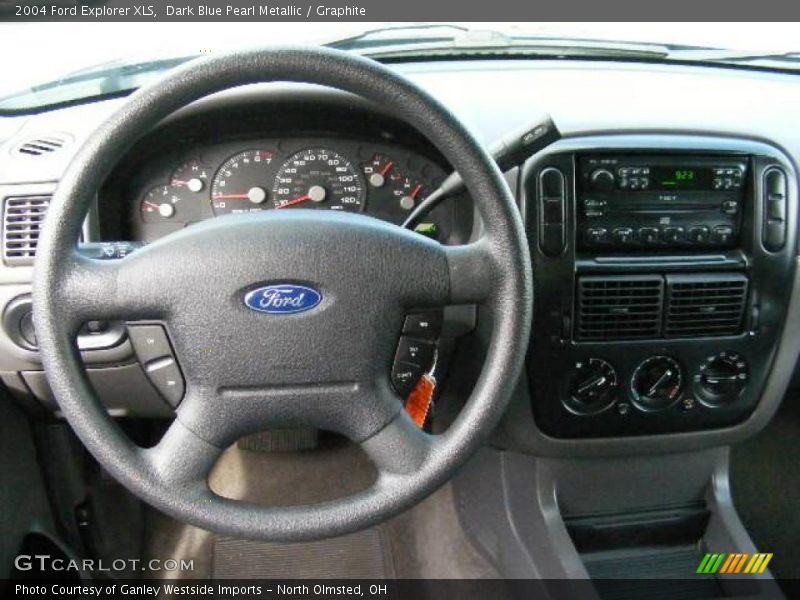 Dark Blue Pearl Metallic / Graphite 2004 Ford Explorer XLS