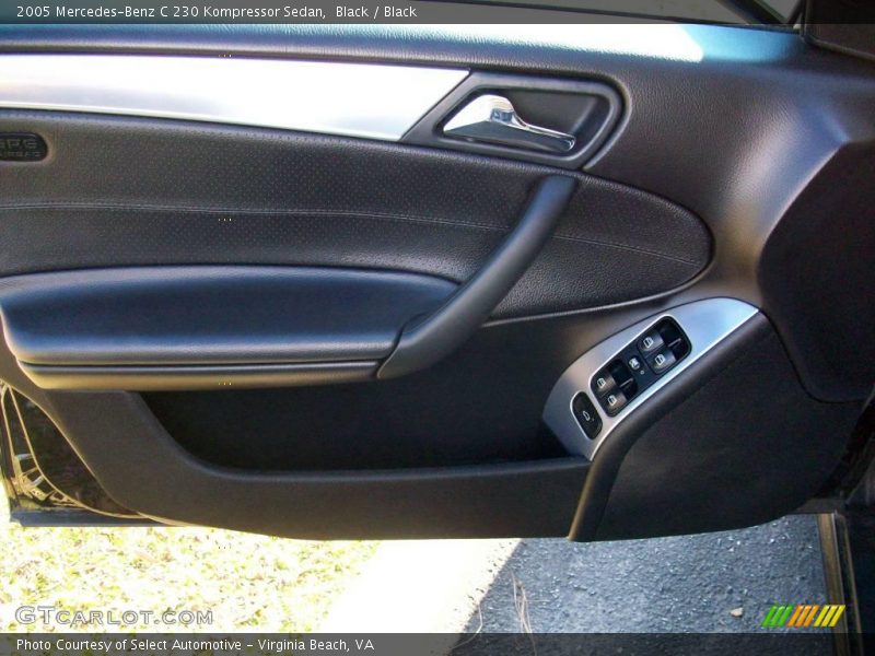 Black / Black 2005 Mercedes-Benz C 230 Kompressor Sedan