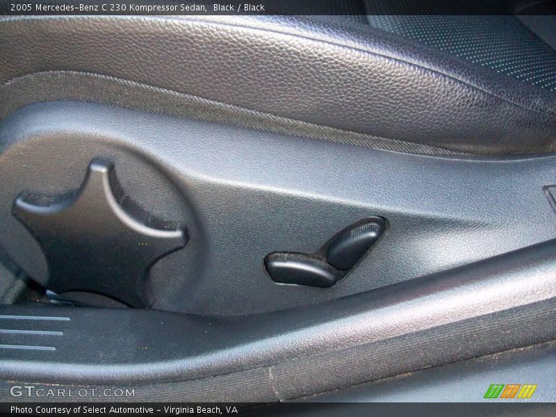 Black / Black 2005 Mercedes-Benz C 230 Kompressor Sedan