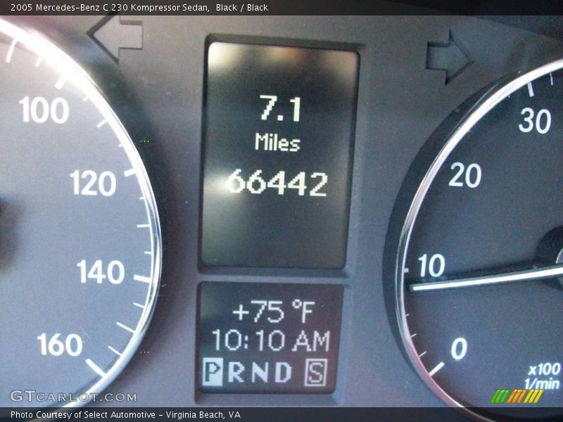 Black / Black 2005 Mercedes-Benz C 230 Kompressor Sedan