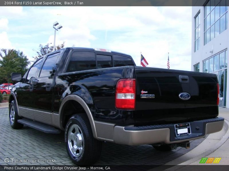 Black / Tan 2004 Ford F150 Lariat SuperCrew