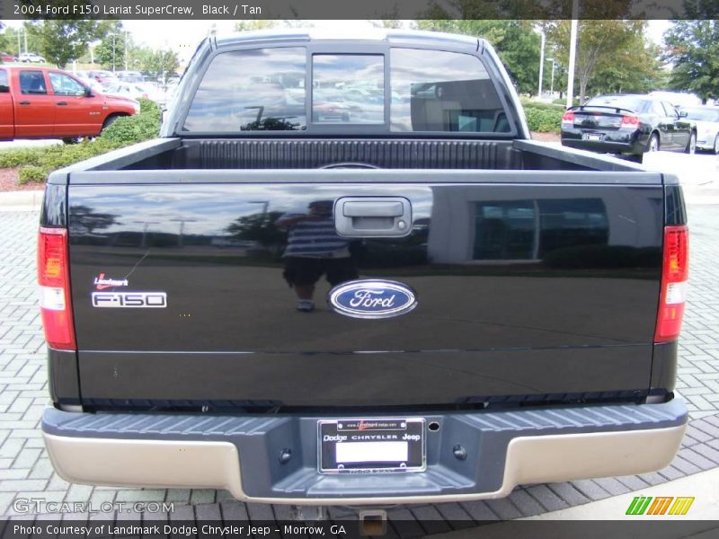 Black / Tan 2004 Ford F150 Lariat SuperCrew