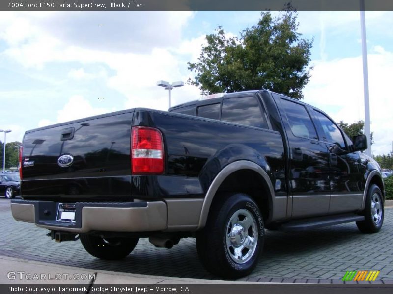 Black / Tan 2004 Ford F150 Lariat SuperCrew