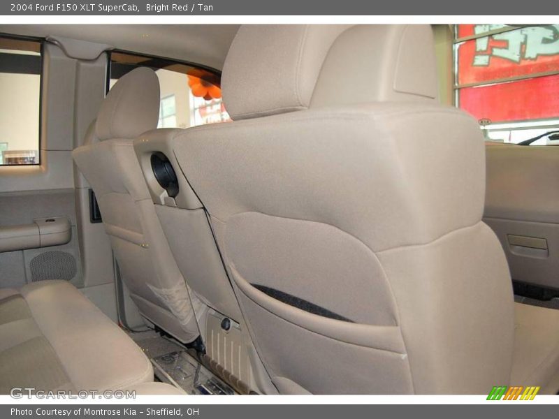 Bright Red / Tan 2004 Ford F150 XLT SuperCab