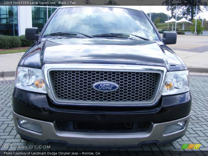Black / Tan 2004 Ford F150 Lariat SuperCrew
