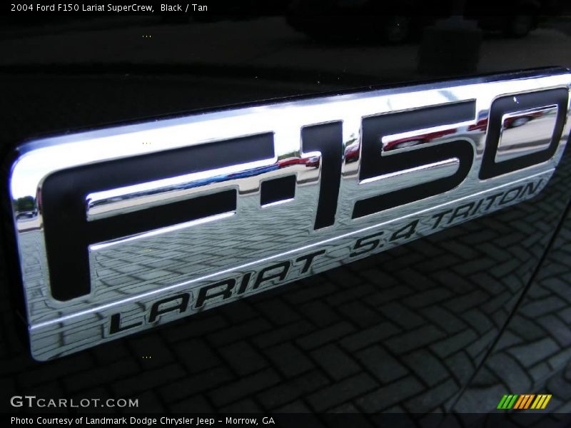Black / Tan 2004 Ford F150 Lariat SuperCrew