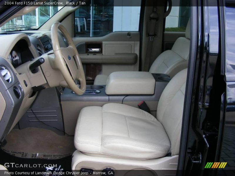 Black / Tan 2004 Ford F150 Lariat SuperCrew