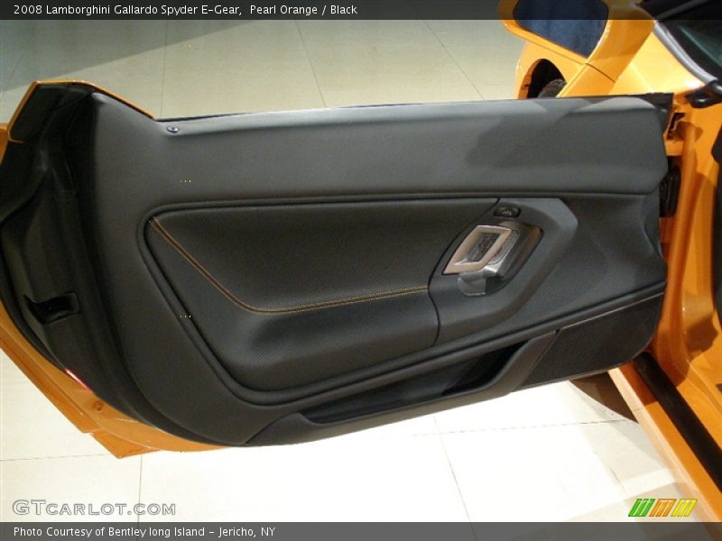 Pearl Orange / Black 2008 Lamborghini Gallardo Spyder E-Gear