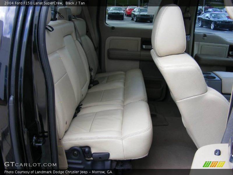 Black / Tan 2004 Ford F150 Lariat SuperCrew