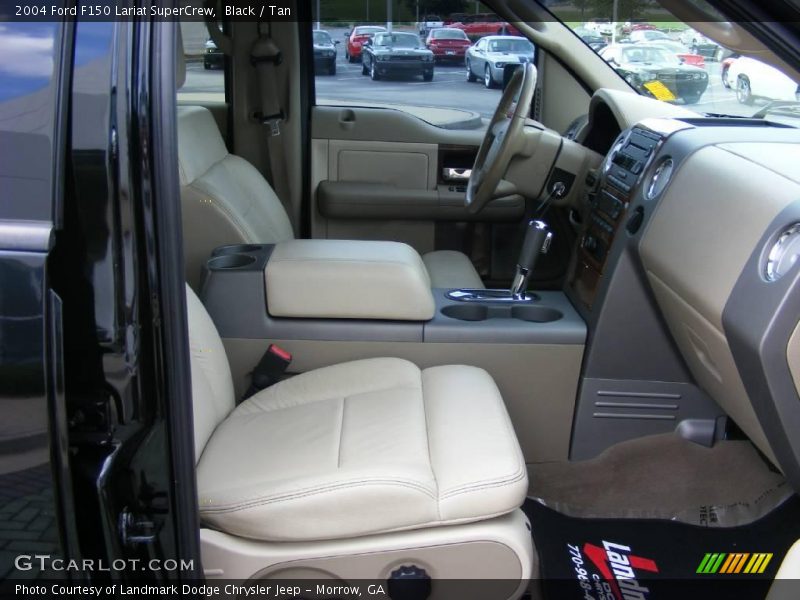 Black / Tan 2004 Ford F150 Lariat SuperCrew