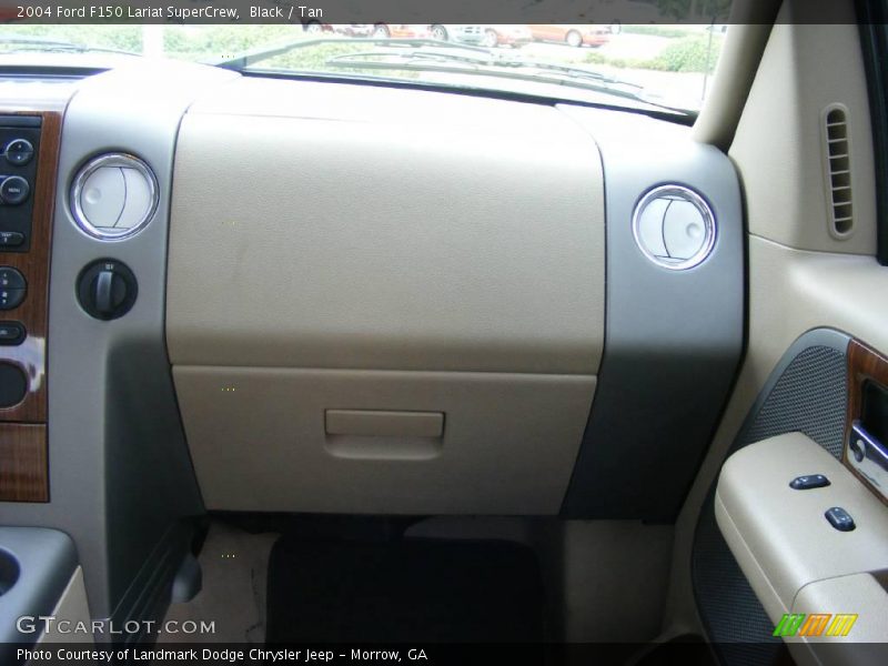 Black / Tan 2004 Ford F150 Lariat SuperCrew