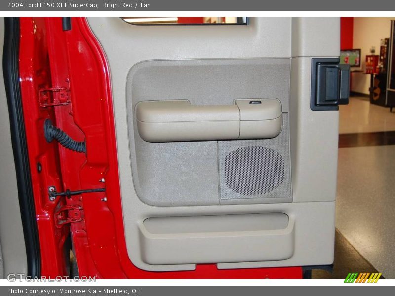 Bright Red / Tan 2004 Ford F150 XLT SuperCab