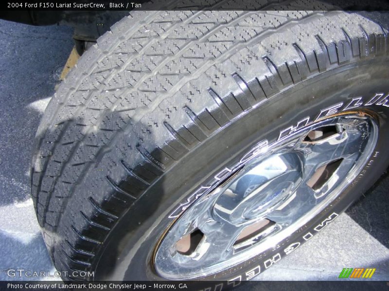 Black / Tan 2004 Ford F150 Lariat SuperCrew